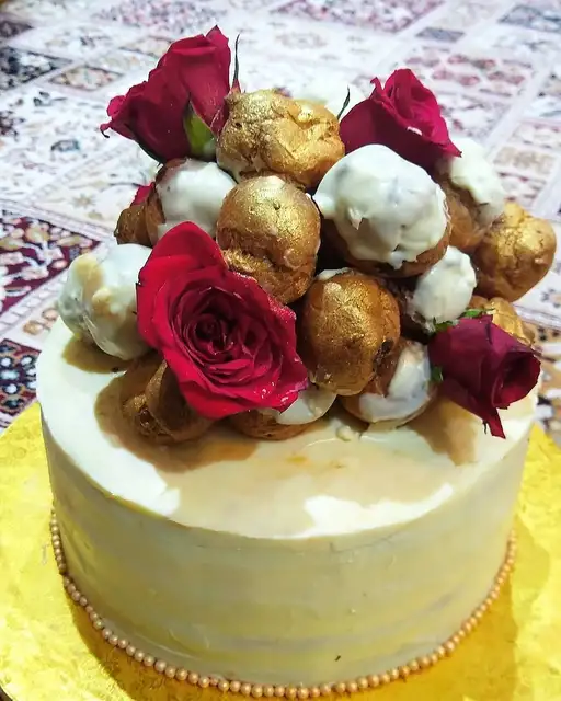 Floral Wedding Cake