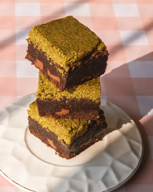 Chocolate Kunafa Brownie
